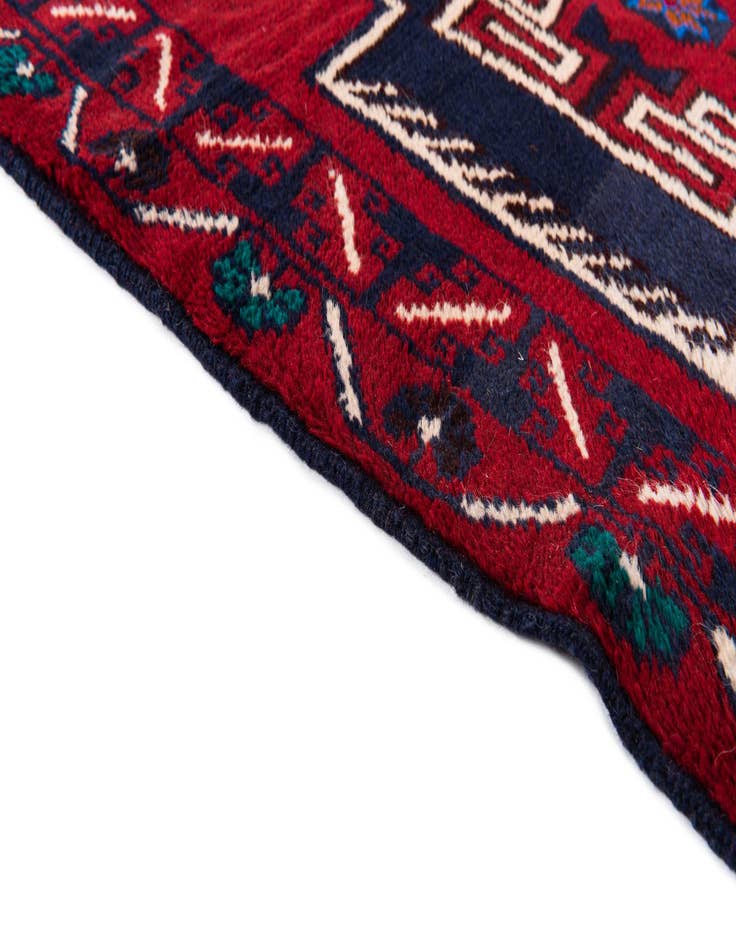 Detail image of 2' 9 x 4' 9 Hand Knotted Balouch Persian Wool Rug