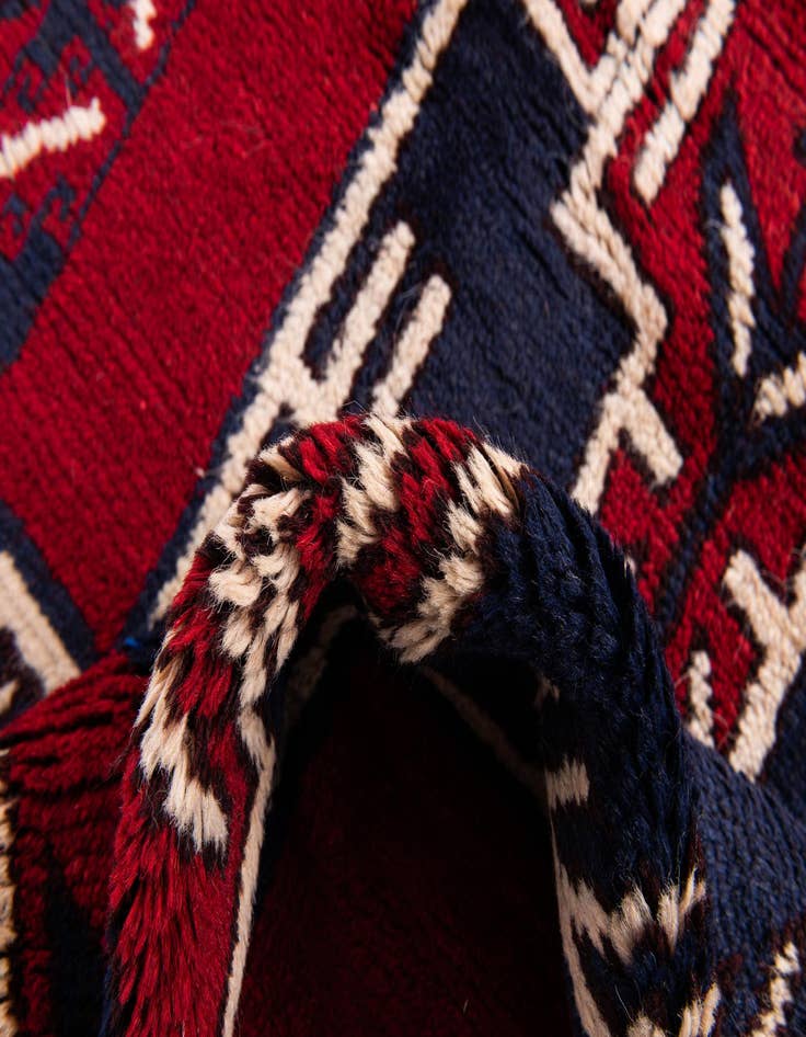Detail image of 2' 9 x 4' 9 Hand Knotted Balouch Persian Wool Rug