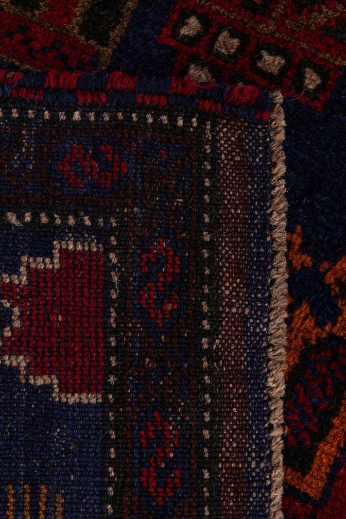 2' 10 x 4' 7 Hand Knotted Balouch Persian Wool Rug