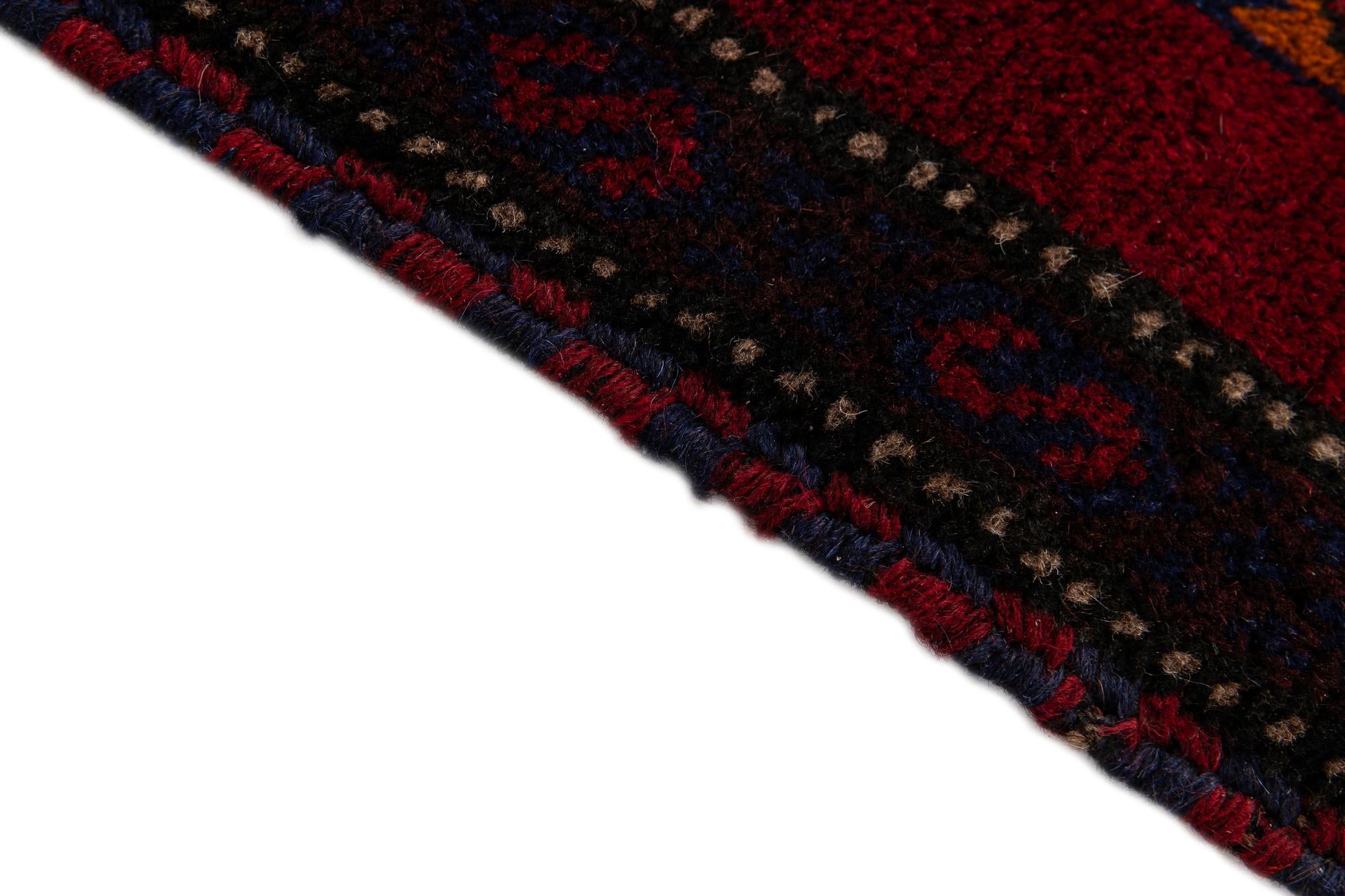 2' 10 x 4' 7 Hand Knotted Balouch Persian Wool Rug