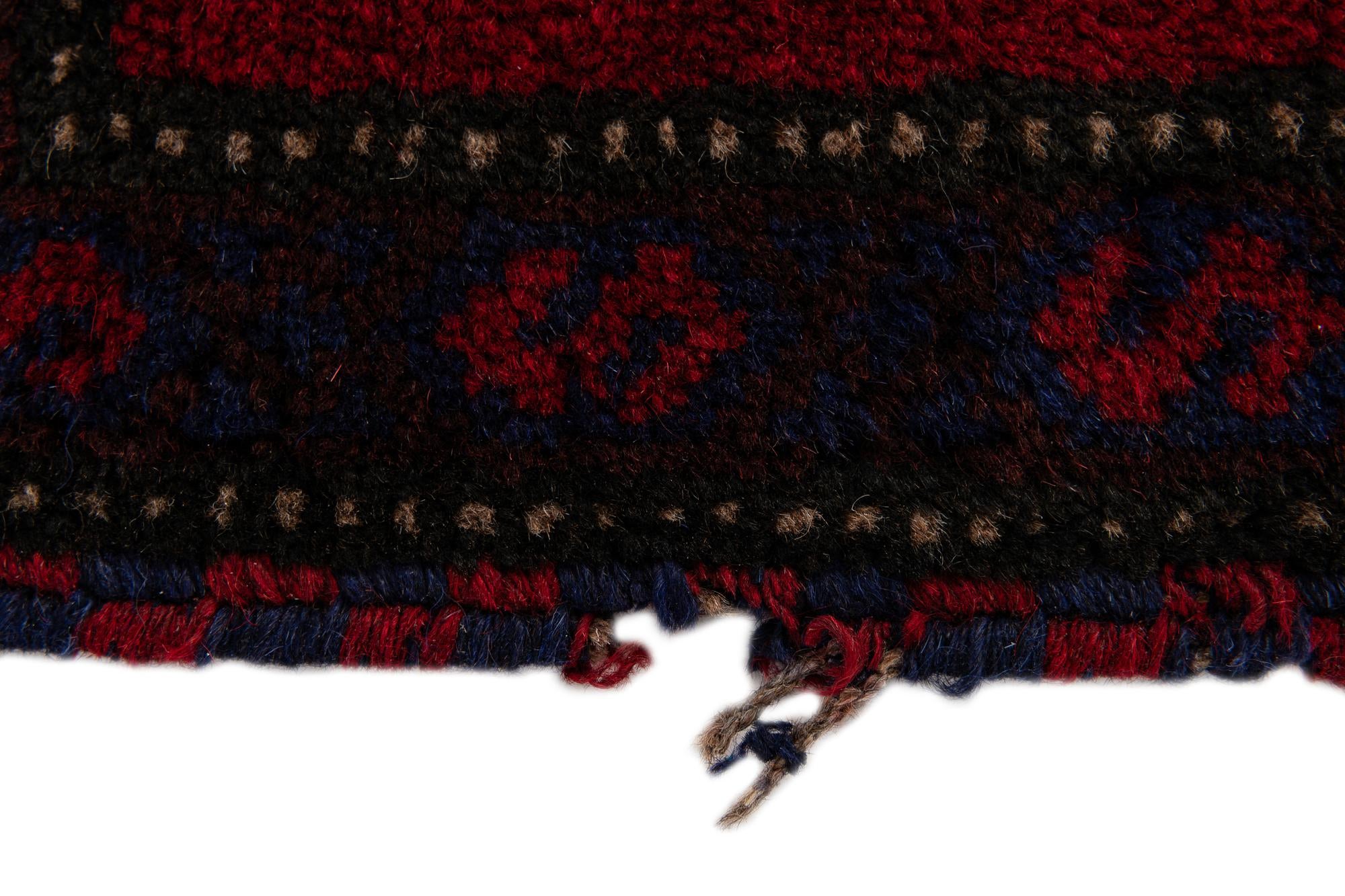 2' 10 x 4' 7 Hand Knotted Balouch Persian Wool Rug