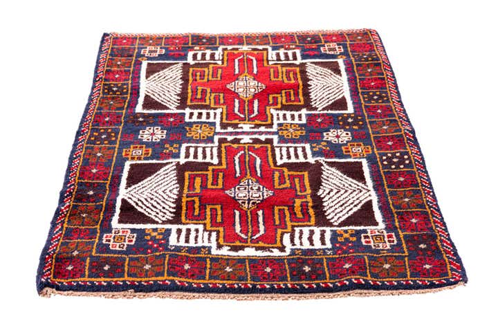 2' 10 x 4' 5 Hand Knotted Balouch Persian Wool Rug