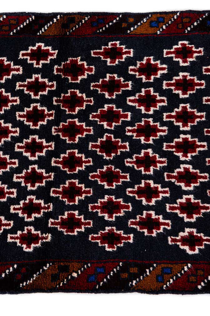 2' 10 x 4' 5 Hand Knotted Balouch Persian Wool Rug