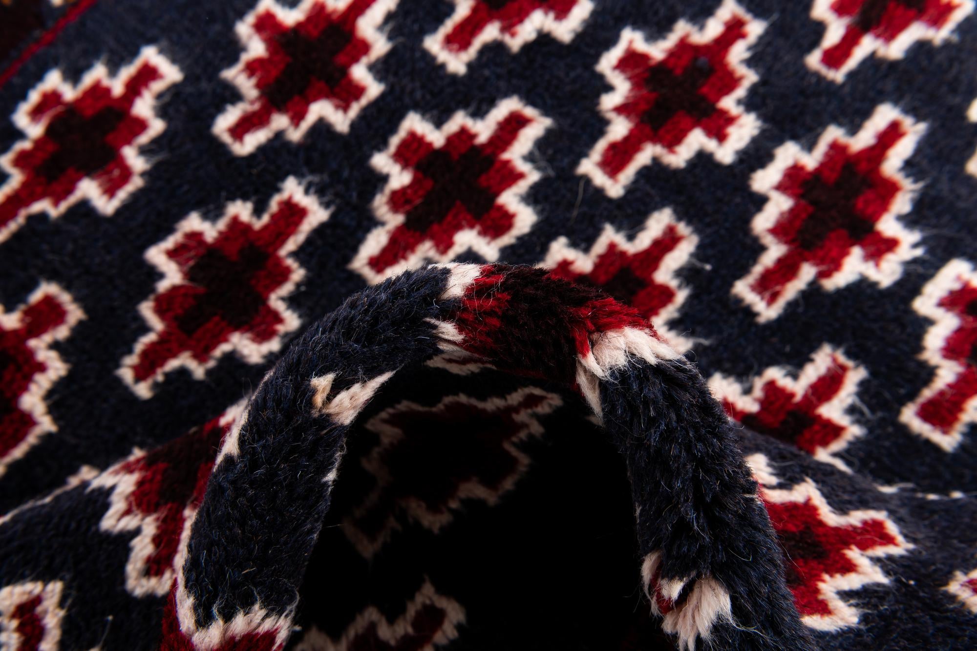 2' 10 x 4' 5 Hand Knotted Balouch Persian Wool Rug