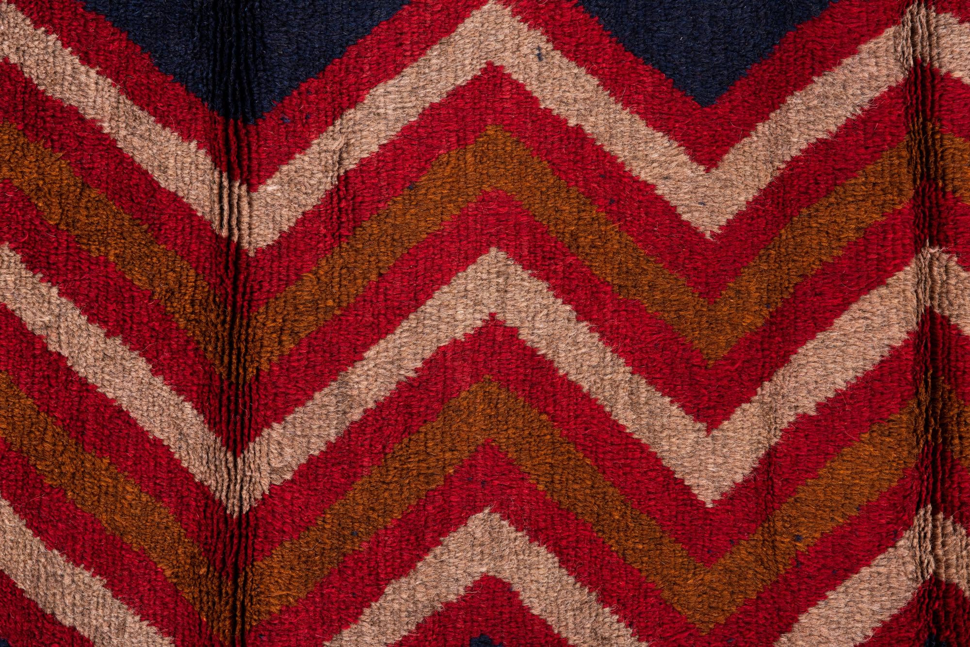2' 10 x 4' 7 Hand Knotted Balouch Persian Wool Rug