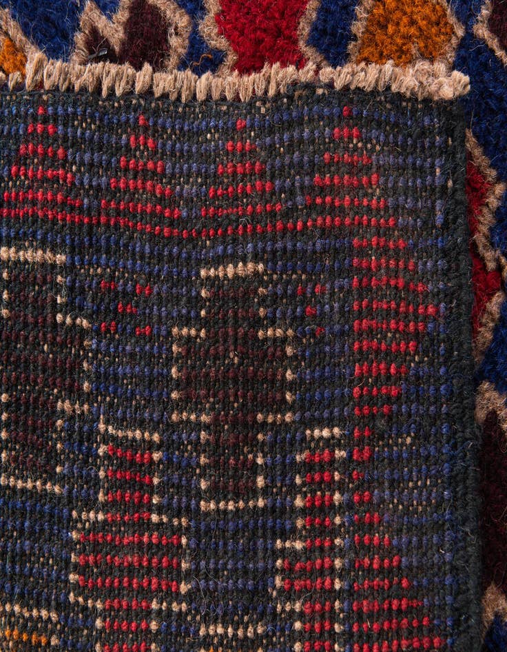 Detail image of 2' 10 x 4' 7 Hand Knotted Balouch Persian Wool Rug