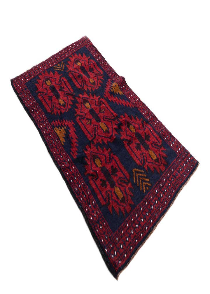 2' 9 x 4' 7 Hand Knotted Balouch Persian Wool Rug