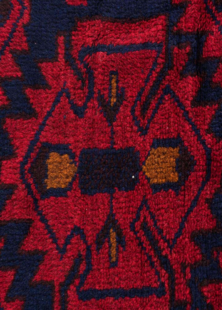 2' 9 x 4' 7 Hand Knotted Balouch Persian Wool Rug