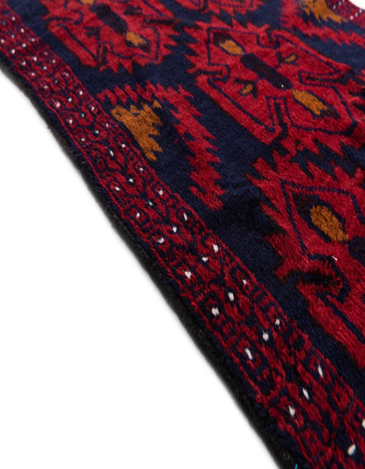 Detail image of 2' 9 x 4' 7  Hand Knotted Balouch Persian Wool Rug