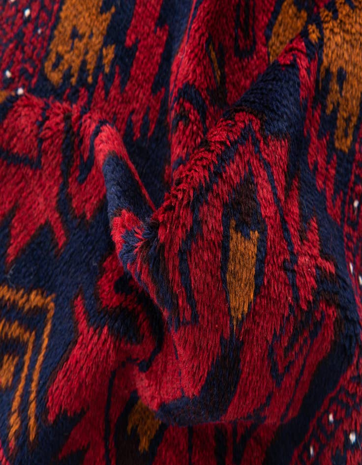 Detail image of 2' 9 x 4' 7  Hand Knotted Balouch Persian Wool Rug