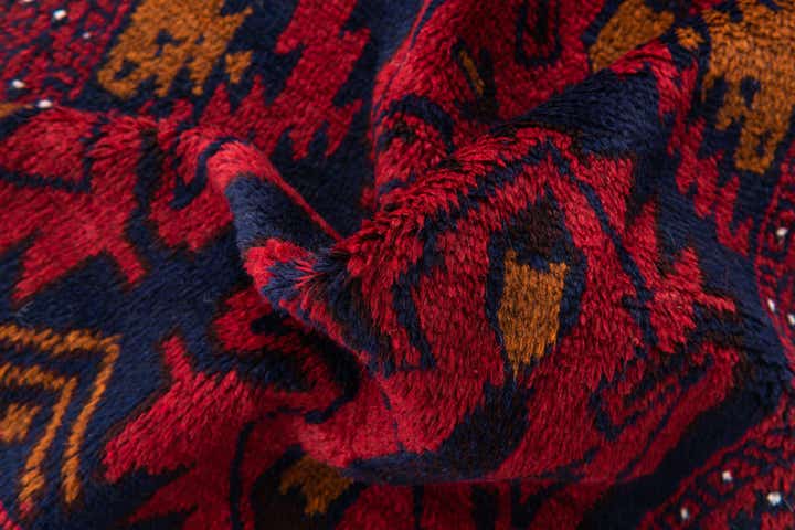 2' 9 x 4' 7 Hand Knotted Balouch Persian Wool Rug