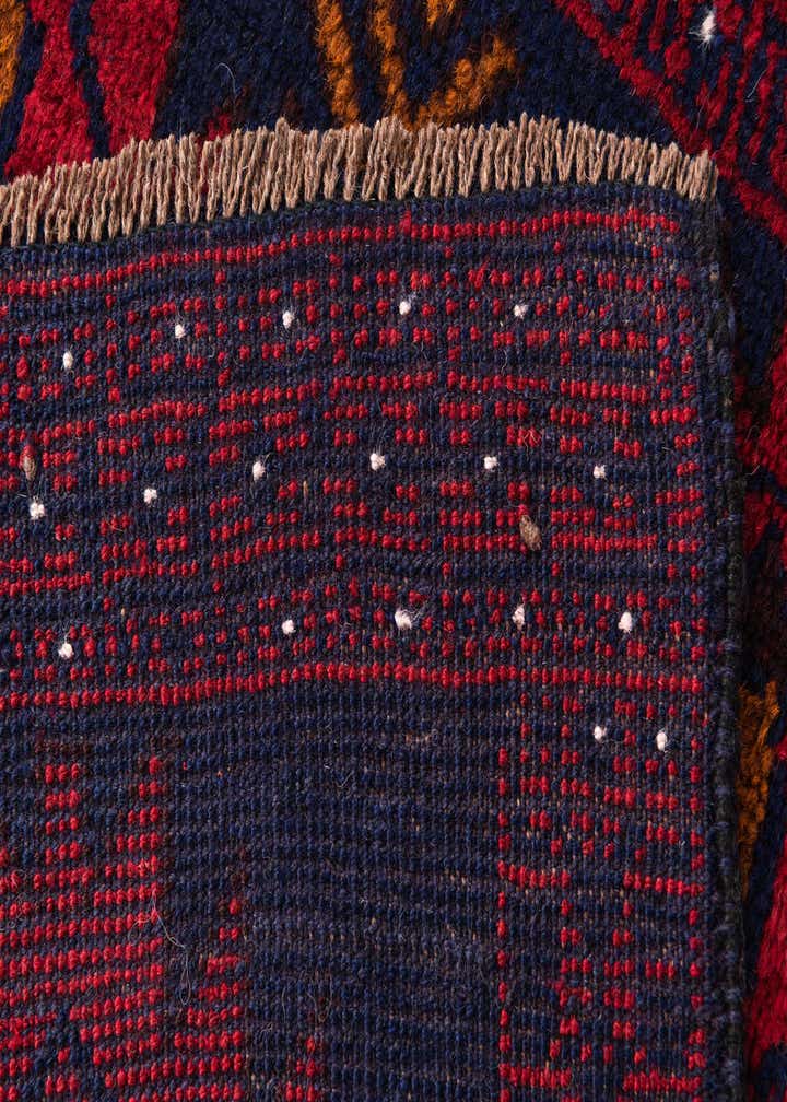 2' 9 x 4' 7 Hand Knotted Balouch Persian Wool Rug