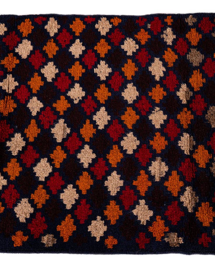 Detail image of 2' 10 x 4' 5  Hand Knotted Balouch Persian Wool Rug