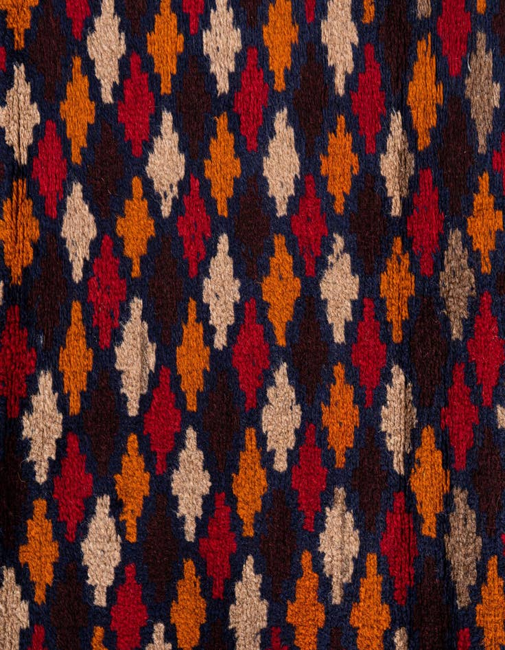 Detail image of 2' 10 x 4' 5  Hand Knotted Balouch Persian Wool Rug