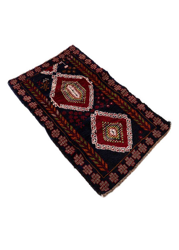 2' 10 x 4' 8 Hand Knotted Balouch Persian Wool Rug