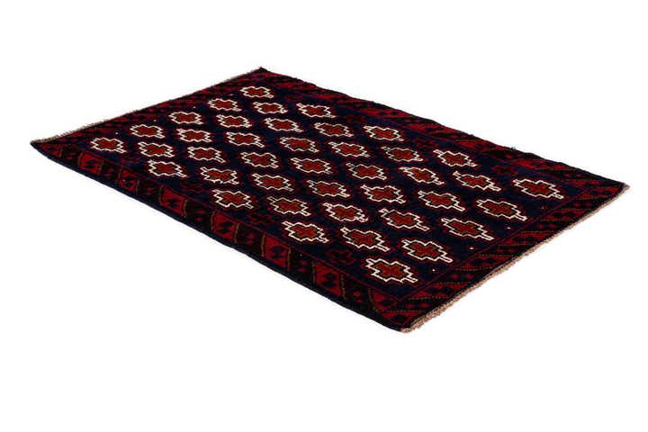 2' 10 x 4' 5 Hand Knotted Balouch Persian Wool Rug