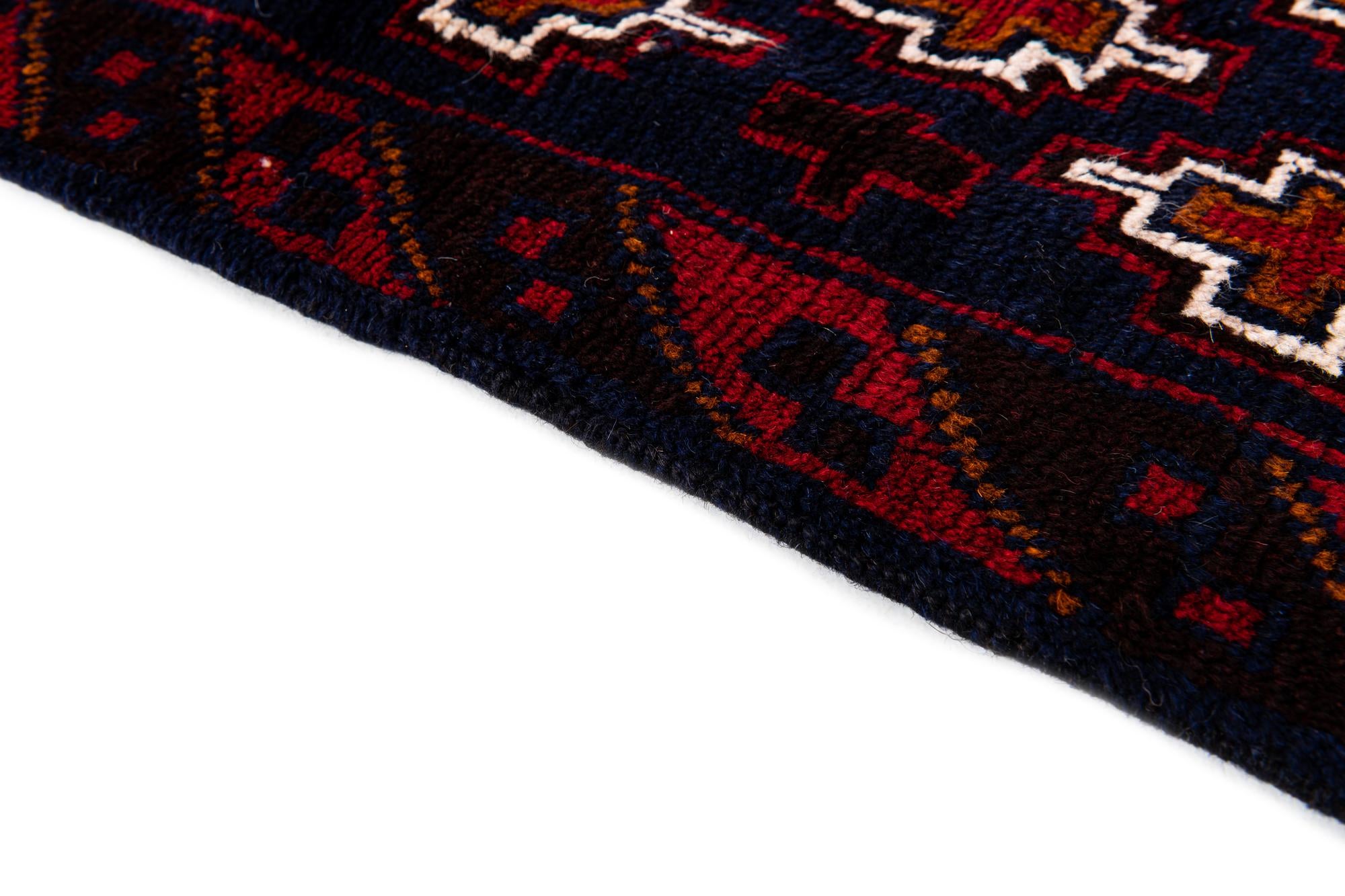 2' 10 x 4' 5 Hand Knotted Balouch Persian Wool Rug