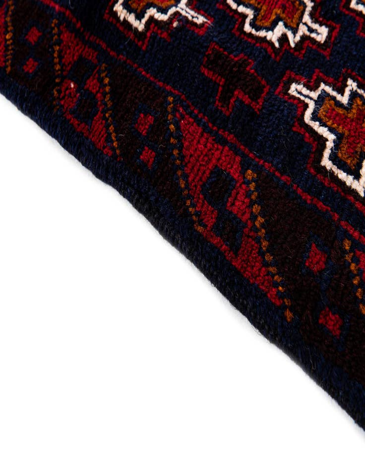 Detail image of 2' 10 x 4' 5  Hand Knotted Balouch Persian Wool Rug