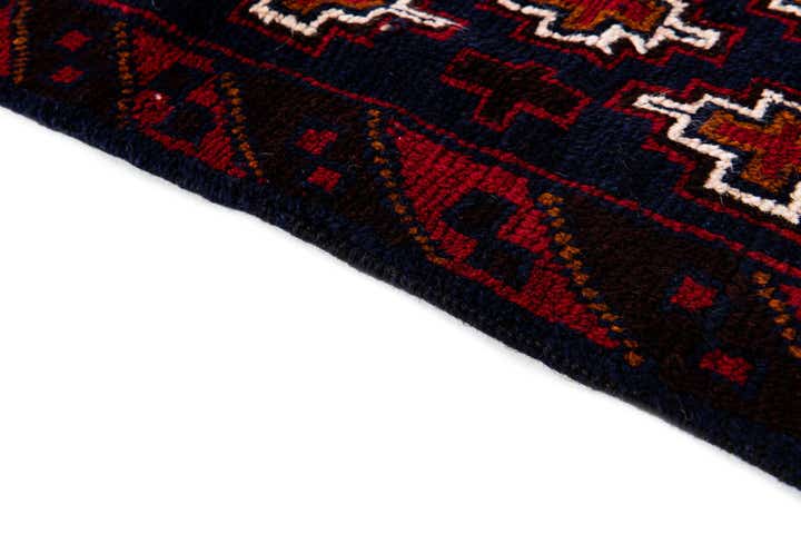 2' 10 x 4' 5 Hand Knotted Balouch Persian Wool Rug