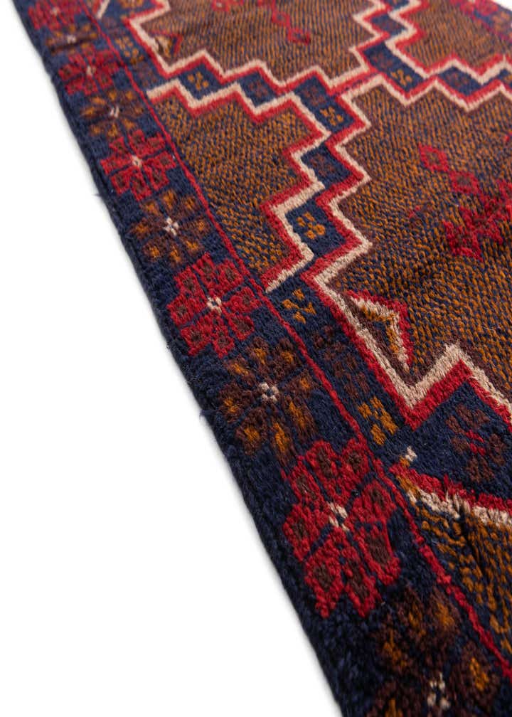 2' 9 x 4' 7 Hand Knotted Balouch Persian Wool Rug