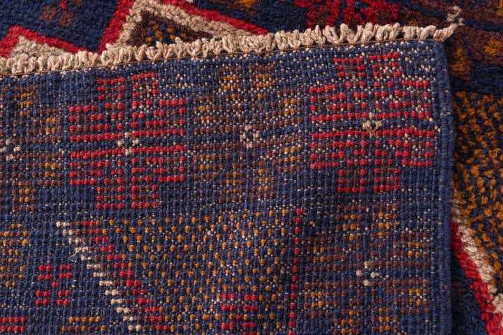2' 9 x 4' 7 Hand Knotted Balouch Persian Wool Rug