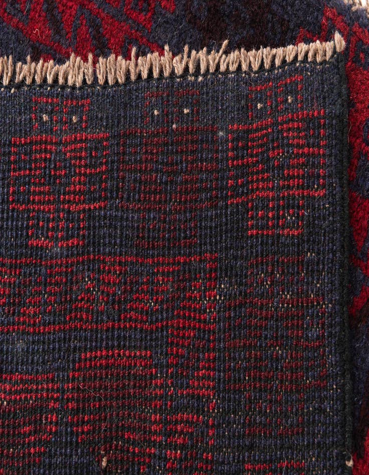Detail image of 2' 9 x 4' 8 Hand Knotted Balouch Persian Wool Rug