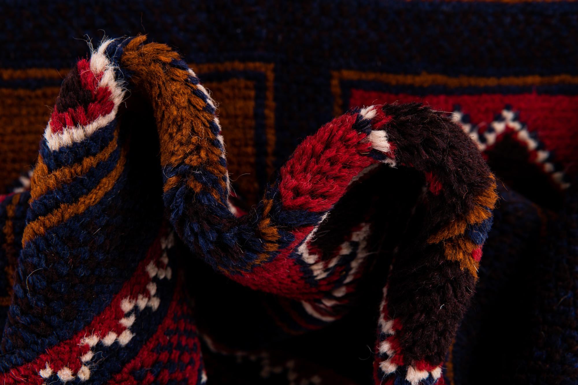 2' 10 x 4' 7 Hand Knotted Balouch Persian Wool Rug