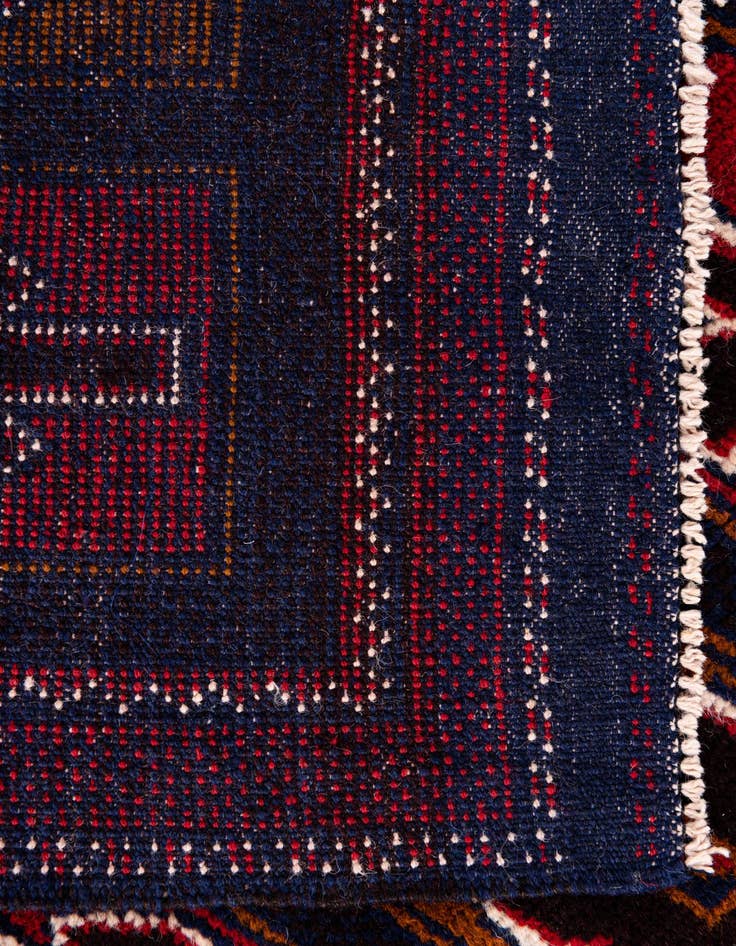 Detail image of 2' 10 x 4' 7  Hand Knotted Balouch Persian Wool Rug