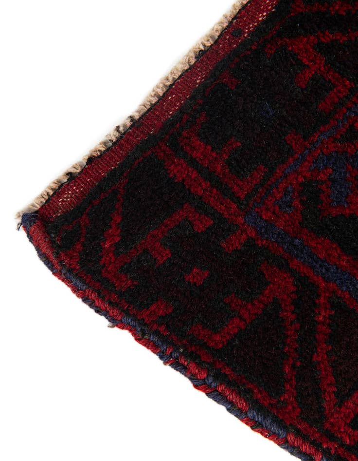 Detail image of 2' 10 x 4' 6  Hand Knotted Balouch Persian Wool Rug