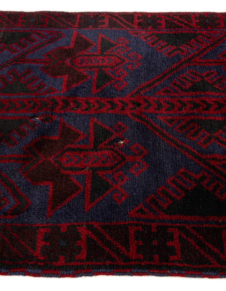 Detail image of 2' 10 x 4' 6  Hand Knotted Balouch Persian Wool Rug