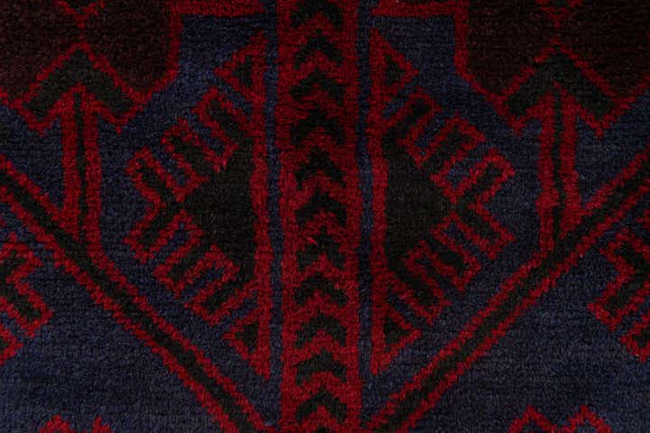 2' 10 x 4' 6 Hand Knotted Balouch Persian Wool Rug