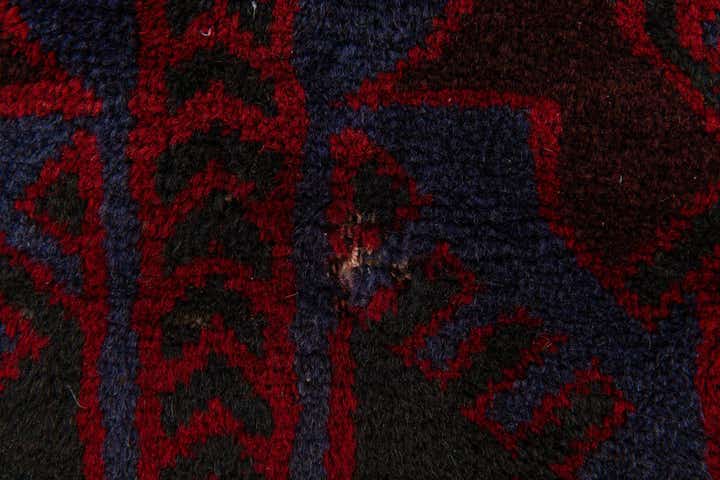 2' 10 x 4' 6 Hand Knotted Balouch Persian Wool Rug