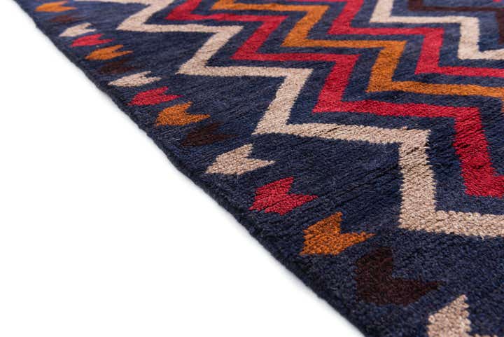 2' 8 x 4' 9 Hand Knotted Balouch Persian Wool Rug