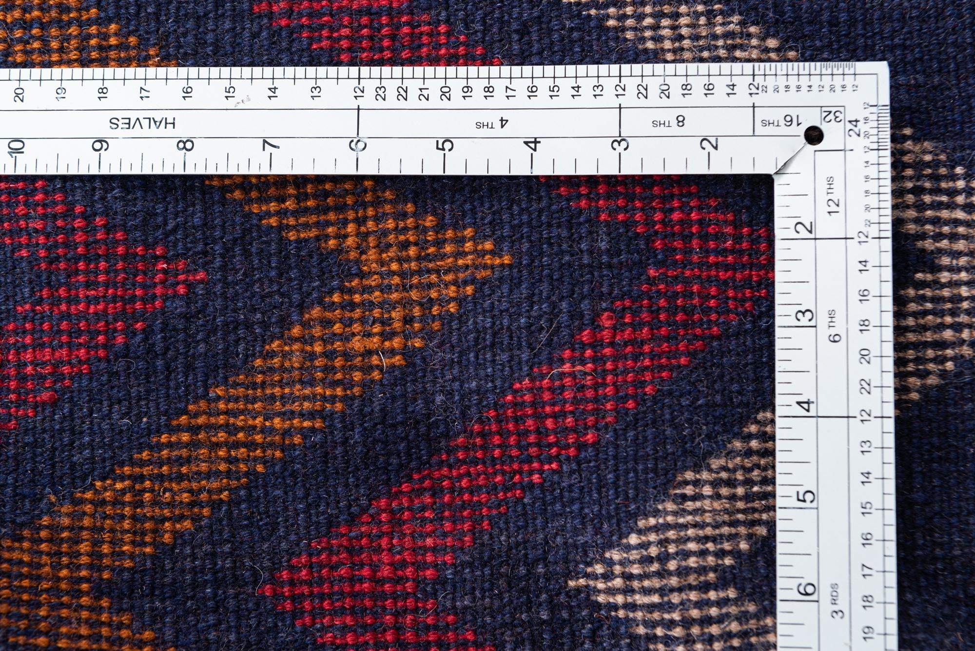 2' 8 x 4' 9 Hand Knotted Balouch Persian Wool Rug