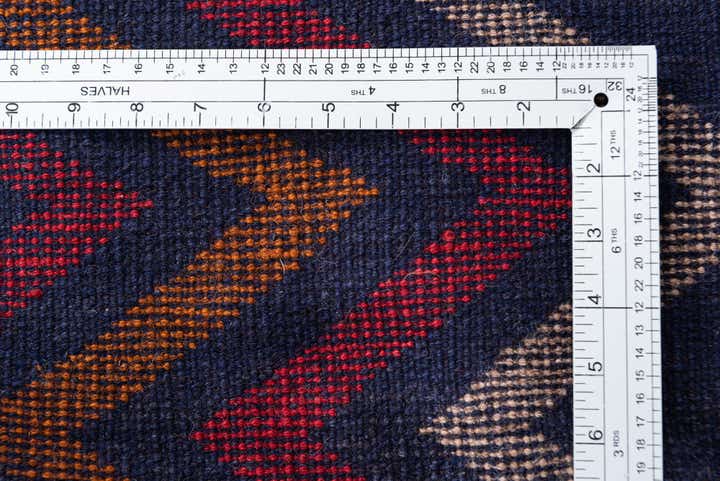 2' 8 x 4' 9 Hand Knotted Balouch Persian Wool Rug