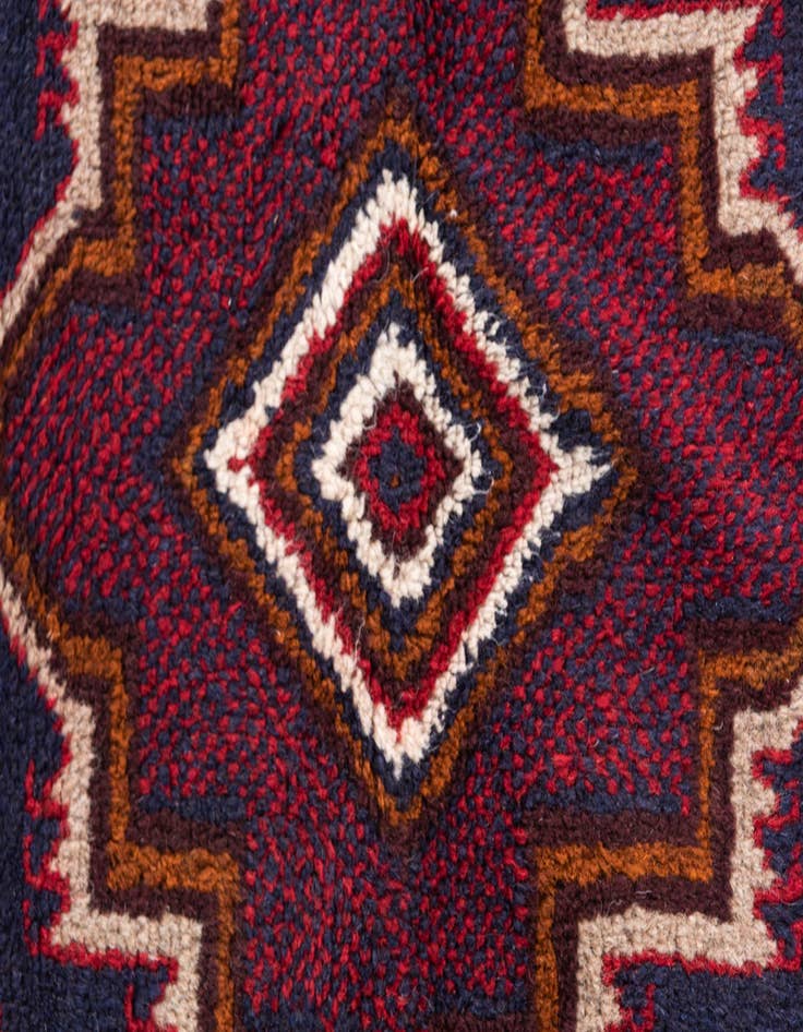 Detail image of 3' x 4' 5 Hand Knotted Balouch Persian Wool Rug