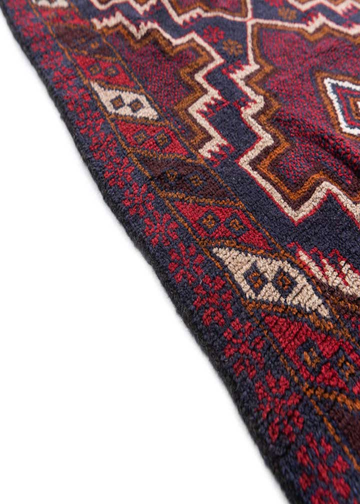 3' x 4' 5 Hand Knotted Balouch Persian Wool Rug