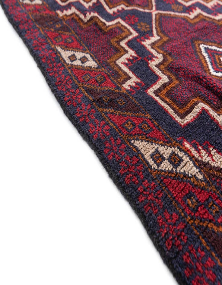 Detail image of 3' x 4' 5 Hand Knotted Balouch Persian Wool Rug