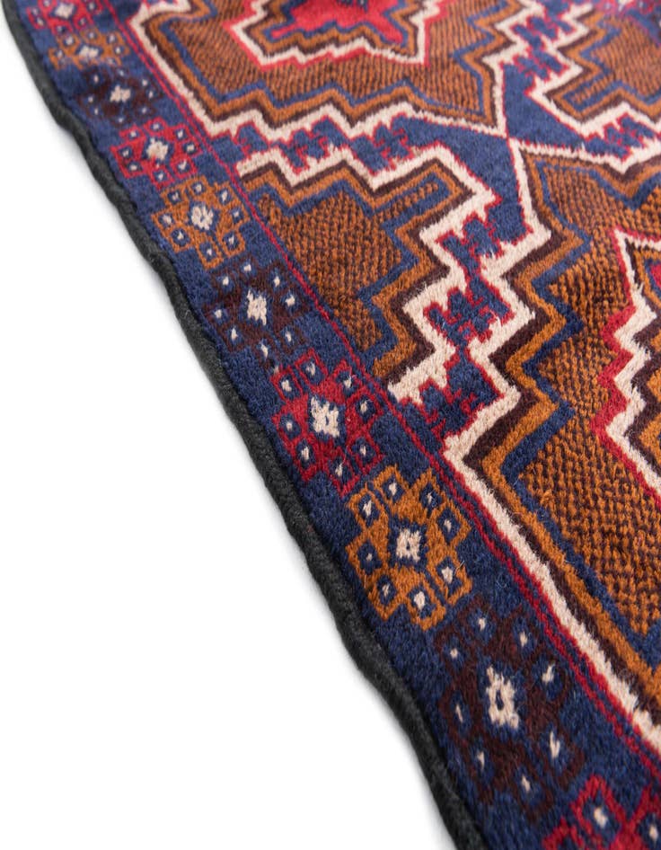Detail image of 2' 10 x 4' 6  Hand Knotted Balouch Persian Wool Rug