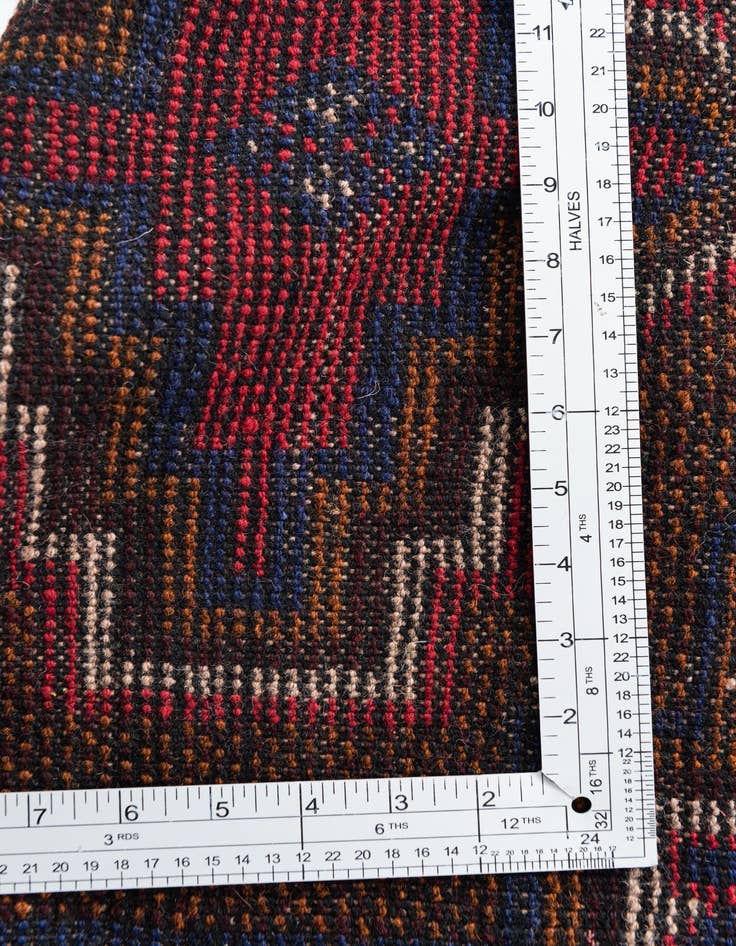 Detail image of 2' 10 x 4' 6  Hand Knotted Balouch Persian Wool Rug