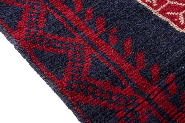 2' 10 x 4' 6 Hand Knotted Balouch Persian Wool Rug