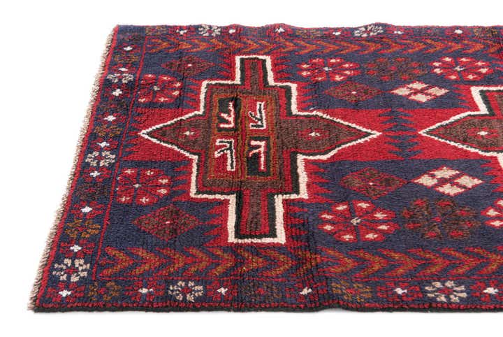 2' 10 x 4' 6 Hand Knotted Balouch Persian Wool Rug