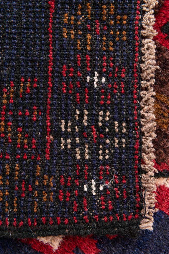 2' 10 x 4' 6 Hand Knotted Balouch Persian Wool Rug