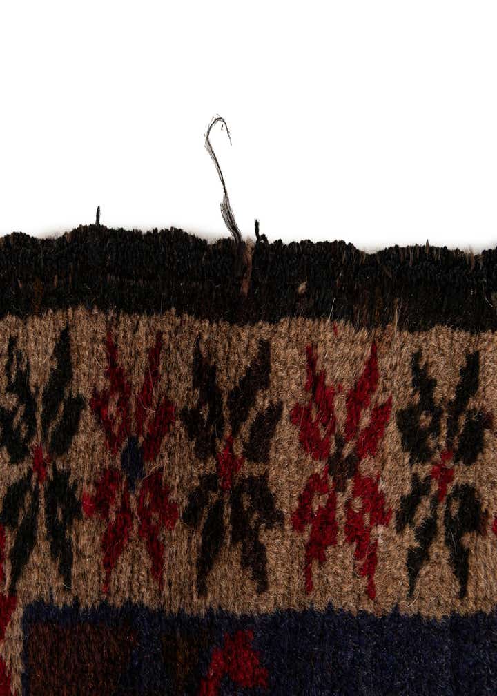 2' 9 x 4' 10 Hand Knotted Balouch Persian Wool Rug