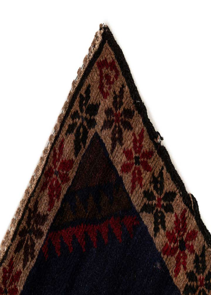 2' 9 x 4' 10 Hand Knotted Balouch Persian Wool Rug