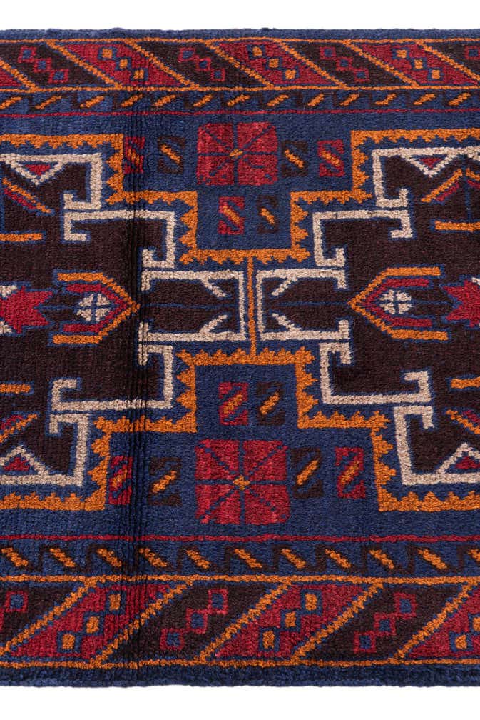 85cm x 140cm anudado a mano Balouch Alfombra Persa Lana