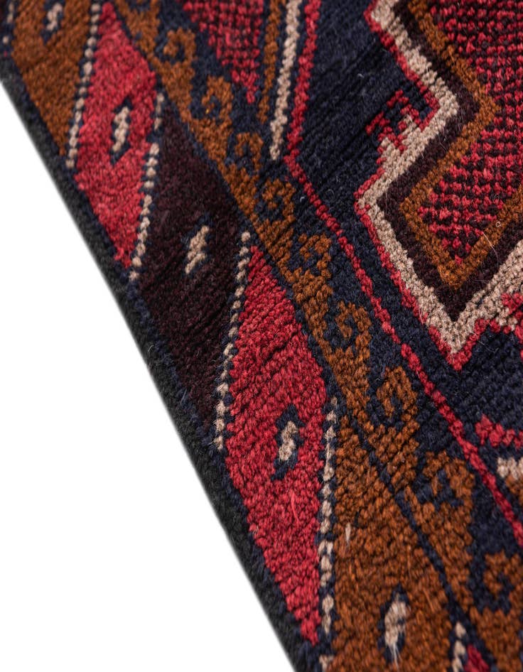 Detail image of 3' x 4' 4  Hand Knotted Balouch Persian Wool Rug