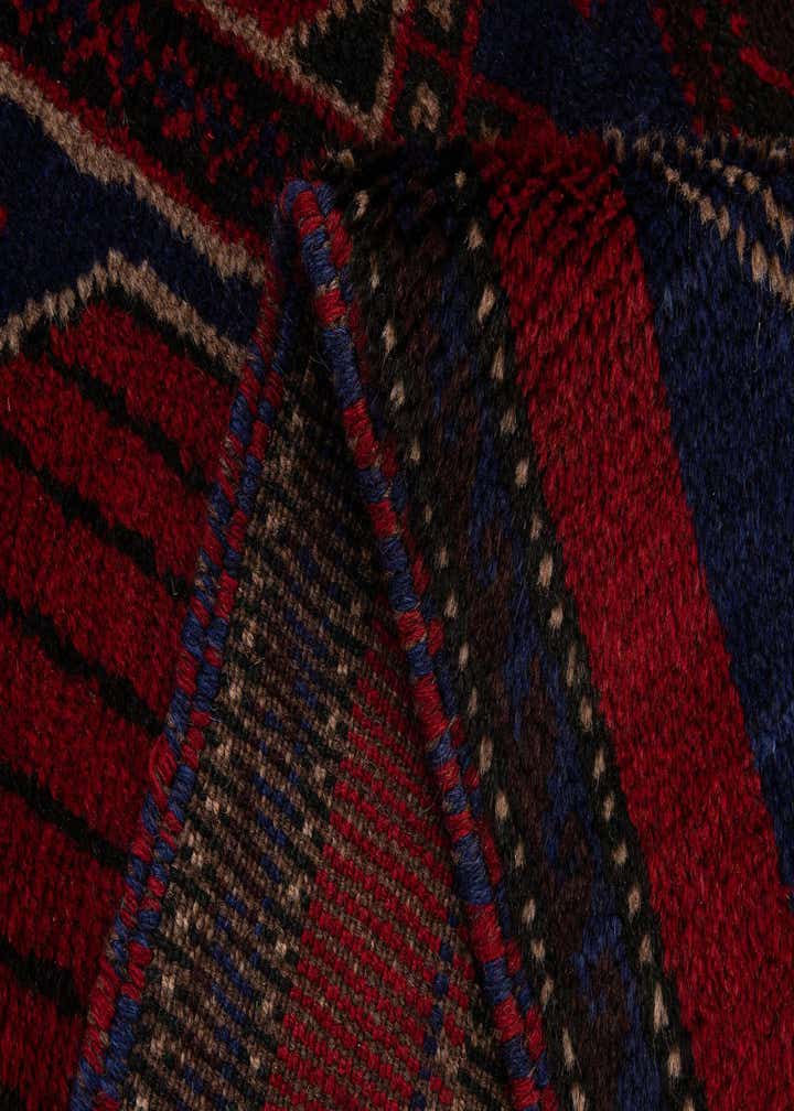 2' 9 x 4' 9 Hand Knotted Balouch Persian Wool Rug
