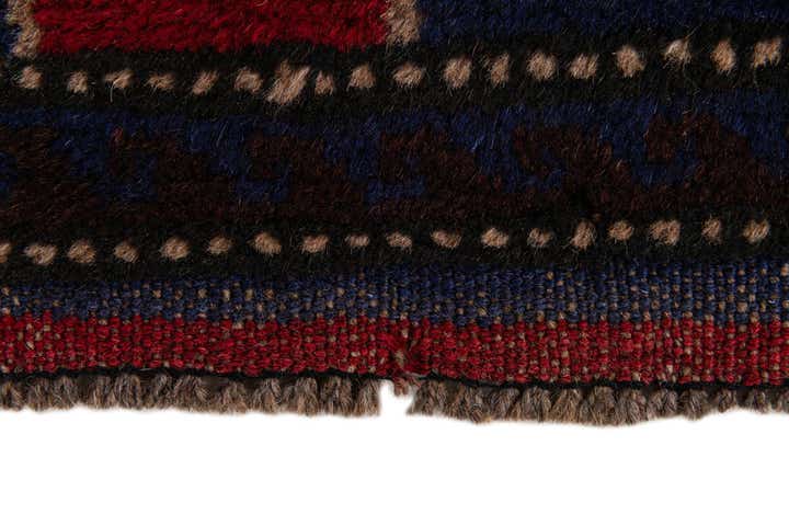 2' 9 x 4' 9 Hand Knotted Balouch Persian Wool Rug