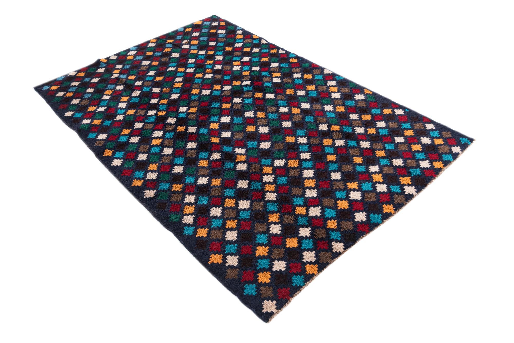 4' 1 x 6' Hand Knotted Balouch Wool Rug